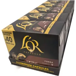 Forza L'or 200 cápsulas  compatible Nespresso