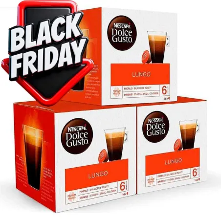 Café Lungo Pack 48 cápsulas Dolce Gusto  Black Friday