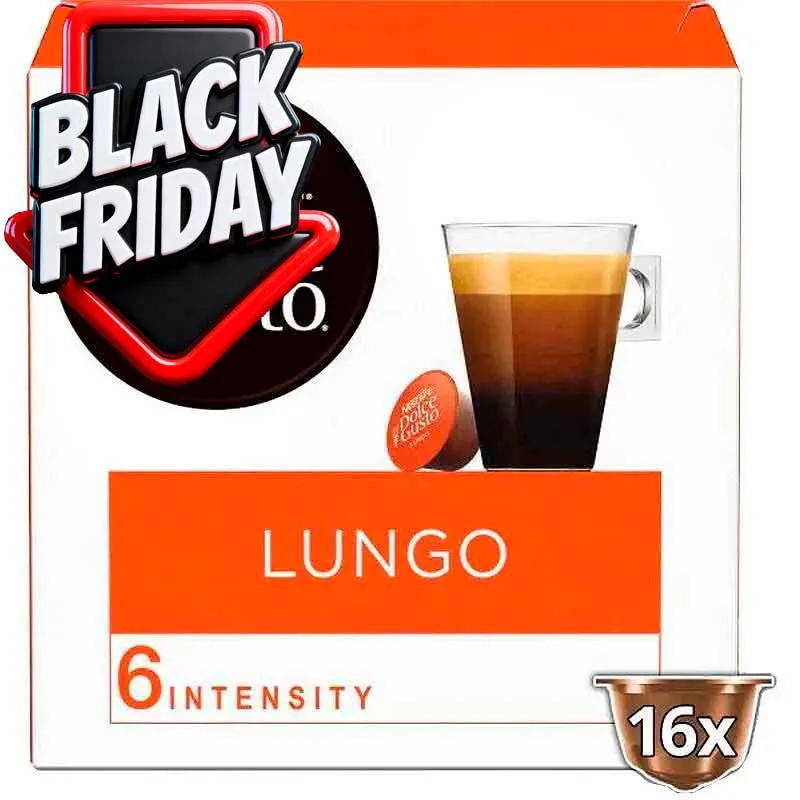 oferta black friday Café Lungo Dolce Gusto 16 cápsulas  Black Friday