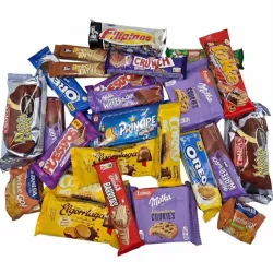 Choco Mix - Pack Ahorro de Barritas y Galletas Dulces  (25 unidades)