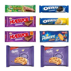 Choco Mix - Consigue tu Pack Ahorro de Barritas y Galletas de Chocolate (25 unidades)