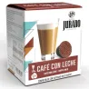 Cafe con leche, 16 cápsulas café Jurado para Dolce Gusto
