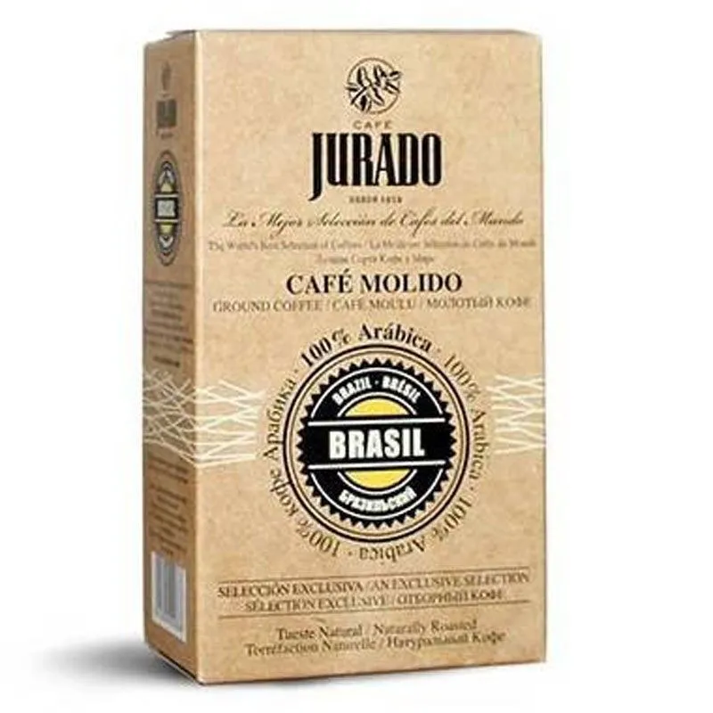 Brasil Café molido de Café Jurado. Cafes del mundo. 250g
