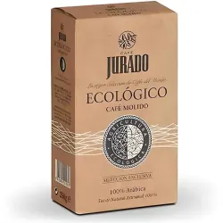 Natural Ecológico Café molido Jurado Cafés del mundo. 250 gr.