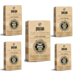 Pack de 5 Brasil Café molido de Café Jurado. Cafes del mundo. 250g