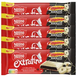 Nestlé Extrafino Filipino Black Cookie 5 Tabletas de 84g