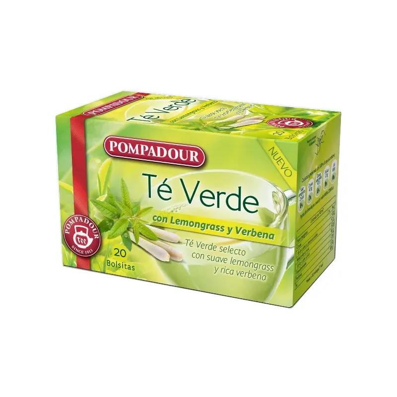 Té Verde con Lemongrass y Verbena de la marca Pompadour
