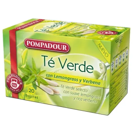 Té Verde con Lemongrass y Verbena de la marca Pompadour
