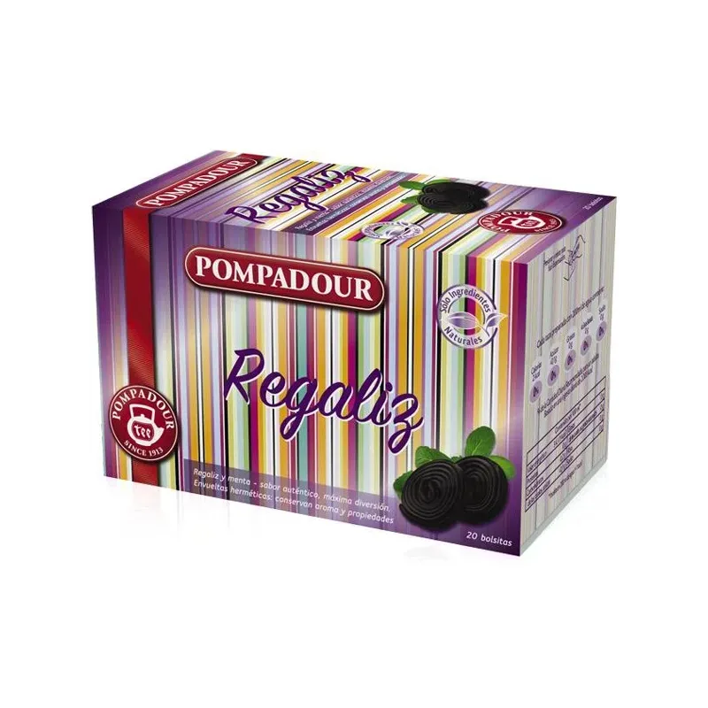 20 bolsitas de Infusión de Regaliz de la marca Pomapdur