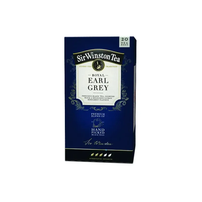 Tea Earl Grey de la marca Sir Winston en 20 Bolsitas