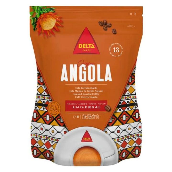 Café molido Angola. Delta Cafés 220g.