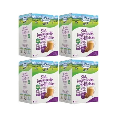 Café con Leche Sin Lactosa 4 cajas | Central Lechera Asturiana Dolce Gusto