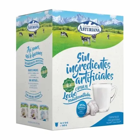 Leche Semidesnatada Central Lechera Asturiana Compatibles Dolce Gusto®*