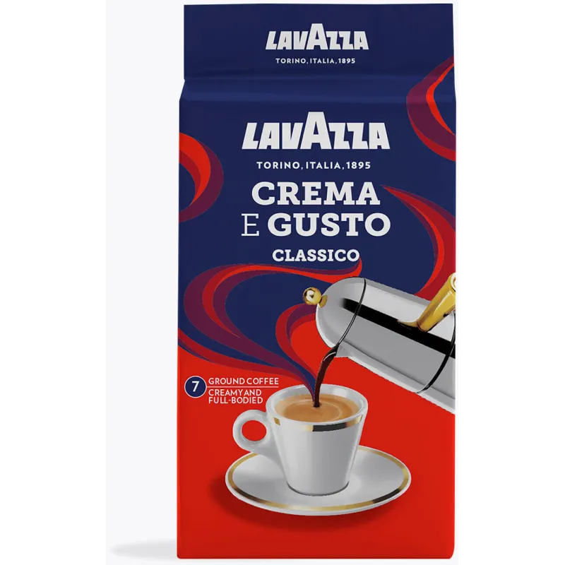 Lavazza Café Molido Crema y Gusto Clásico 250 gramos