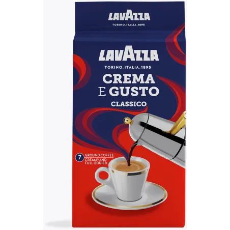 Lavazza Café Molido Crema y Gusto Clásico 250 gramos