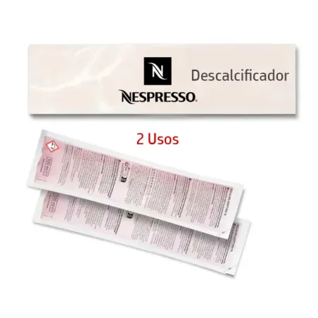 Descalcificador Nespresso 2 sobres de 100ml