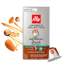 Café Brasil 10 cápsulas | Illy  Nespresso