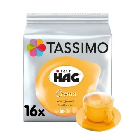 Tassimo Café Descaffeinato HAG Crema 16 cápsulas