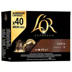 Forza L'or  40 Cápsulas Maxi Pack compatibles Nespresso