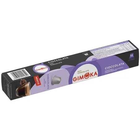 Cioccolata Gimoka 10 Cápsulas compatibles Nespresso