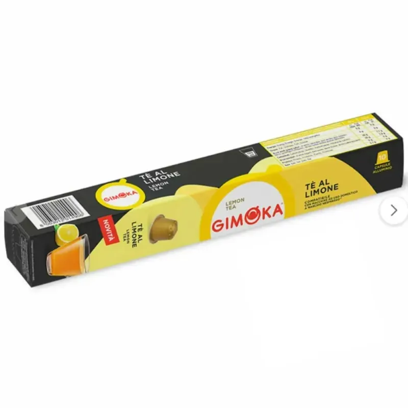 Té al Limón Gimoka  10 Cápsulas compatibles Nespresso
