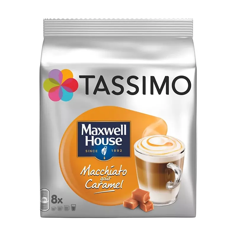 TASSIMO MAXWELL HOUSE Macchiato CARAMEL (8+8 Tazas)