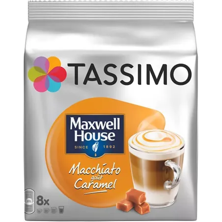 TASSIMO MAXWELL HOUSE Macchiato CARAMEL (8+8 Tazas)