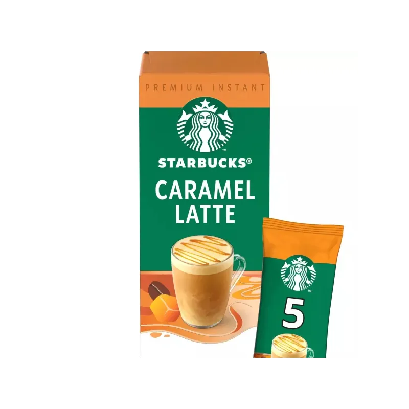 Starbucks Latte Caramel  caja de 5 sobres de 23 gramos