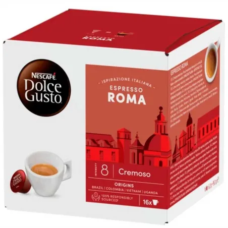 Espresso Roma Dolce Gusto pack 16 cápsulas
