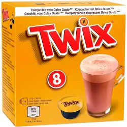 Twix Chocolate 8 cápsulas compatibles con Dolce Gusto 120 gr