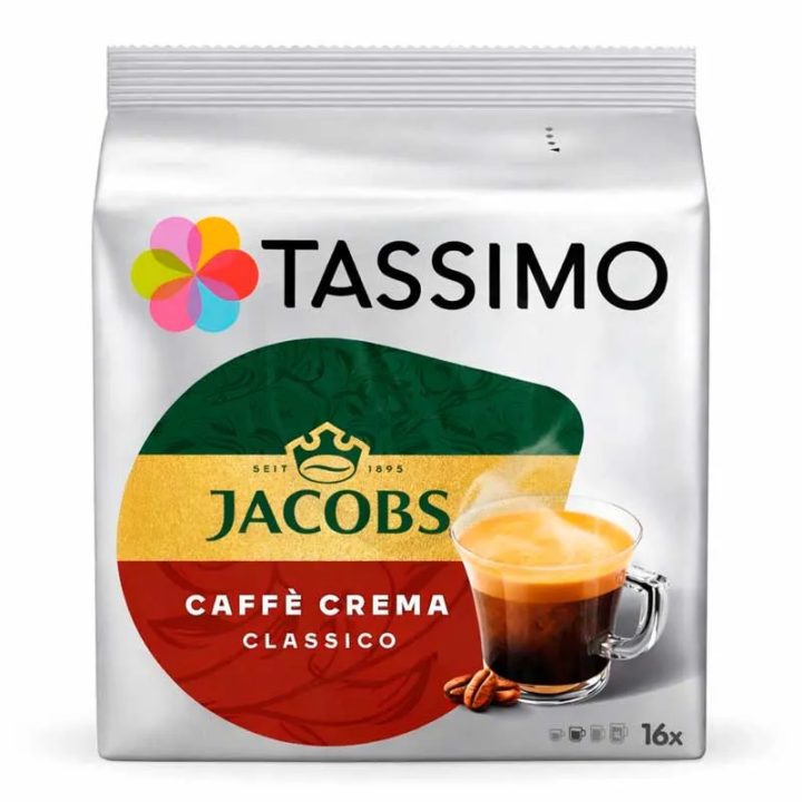 Café Crema Classico Jacobs 16 cápsulas Tassimo