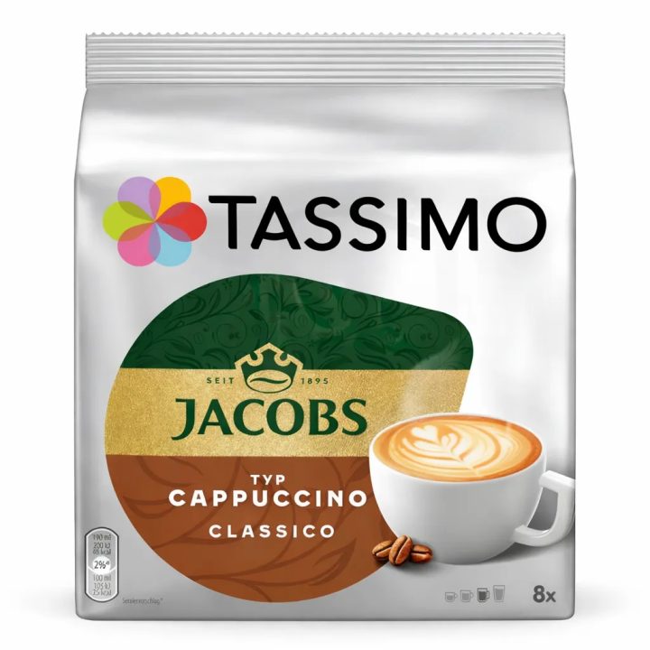 Cappuccino Classico Jacobs 8 Servicios Tassimo