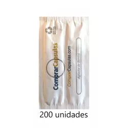 Agitador de Bambú con 7g de Azúcar 200 unidades