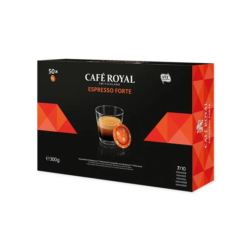 ESPRESSO FORTE Café Royal para NESPRESSO PRO 50 cápsulas