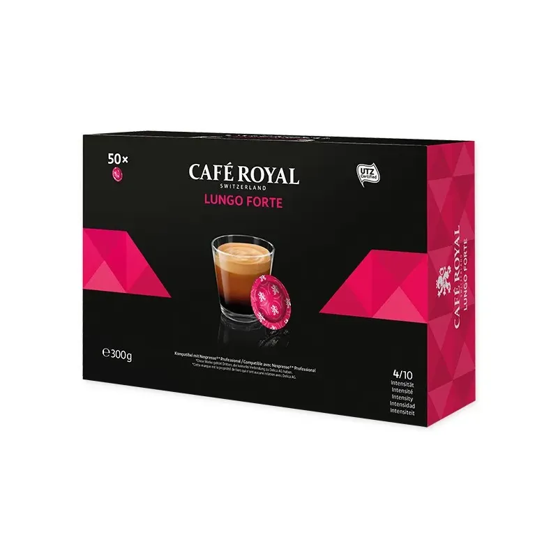 LUNGO FORTE Café Royal para NESPRESSO PRO 50 cápsulas