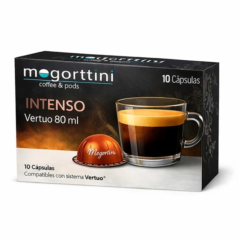 Extra Intenso 80 ml Compatibles vertuo® Mogorttini  10 cápsulas