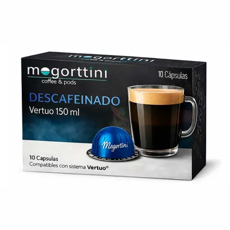 Descafeinado 150 ml Compatibles vertuo® Mogorttini  10 cápsulas