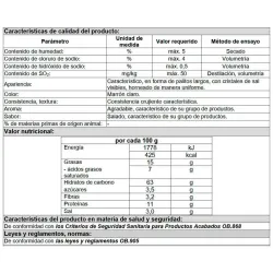 CARACTERISTICAS Caja de 40 bolsas de palitos salados marca Trik de 40 gr
