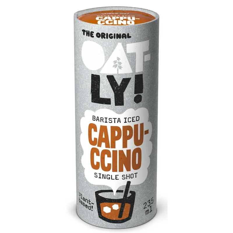 Oatly Cappuccino Barista Iced   bebida de Avena 2.35 ml.