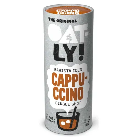 Oatly Cappuccino Barista Iced   bebida de Avena 2.35 ml.