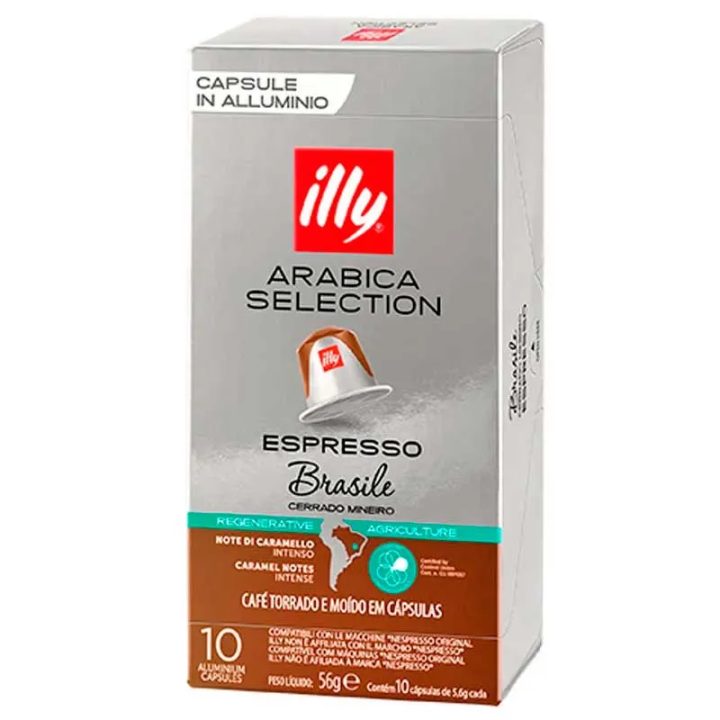 Café Brasile 10 cápsulas Illy Nespresso