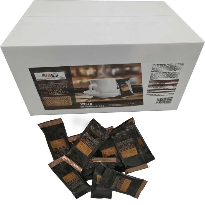 Galletas caramelizadas Speculoos envasadas individualmente, 225 unidades