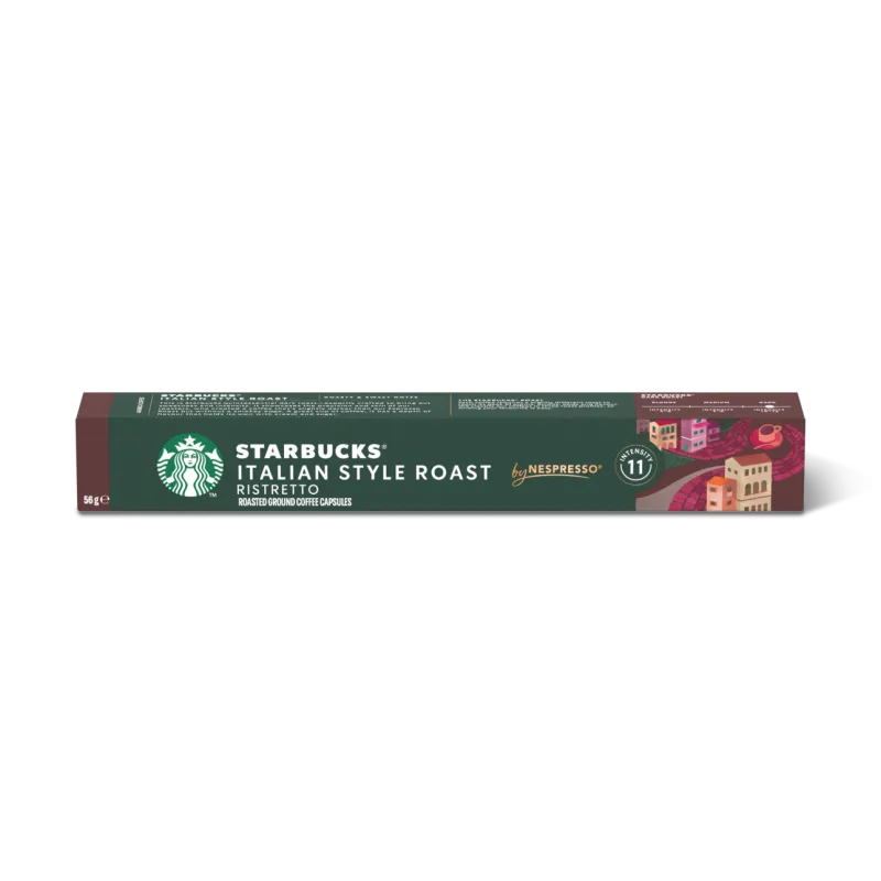 Italian Style Roast de Starbucks, 10 cápsulas de Nespresso
