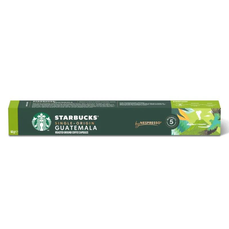 Guatemala 10 Cápsulas Single Origin Coffee Nespresso Starbucks