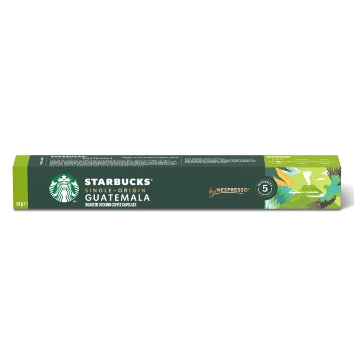 Guatemala 10 Cápsulas Single Origin Coffee Nespresso Starbucks