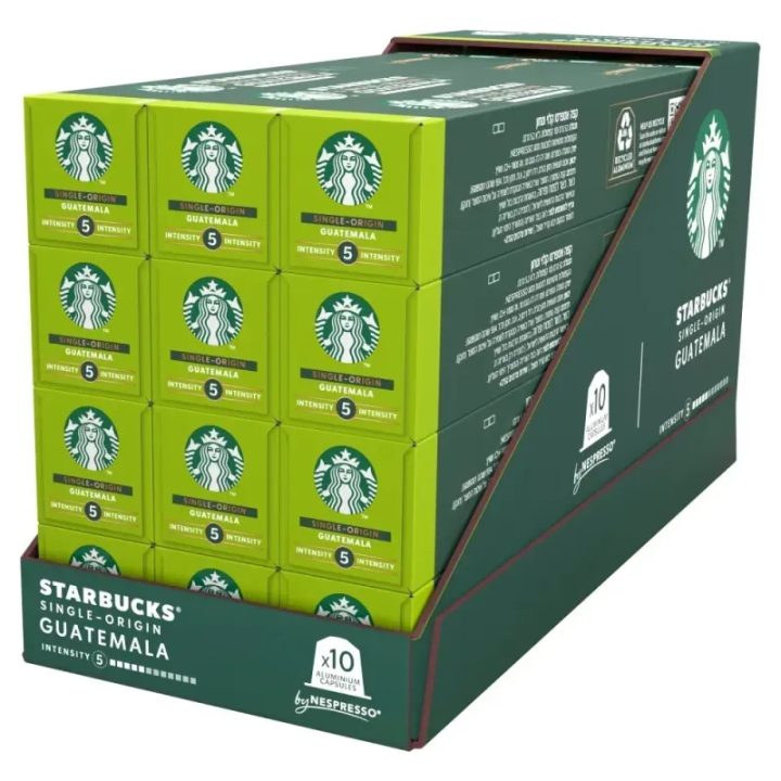 Master Guatemala Starbucks 120 cápsulas compatibles con Nespresso