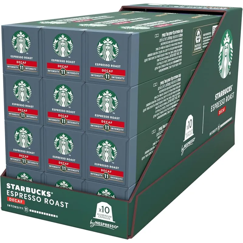 master starbucks espresso roast descafeinado 120 cápsulas