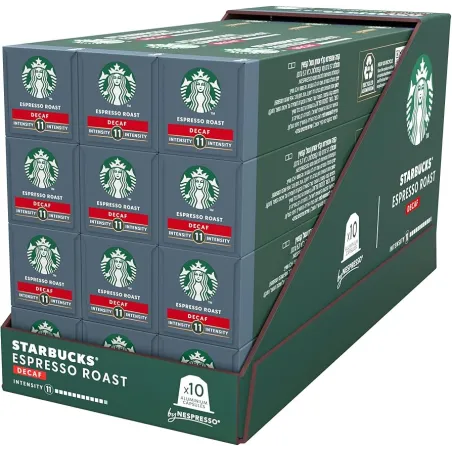 master starbucks espresso roast descafeinado 120 cápsulas