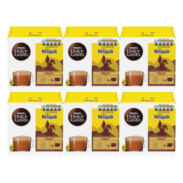 Nesquik 6 cajas de 16 cápsulas Dolce Gusto