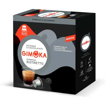 Ristretto Gimoka  50 cápsulas Nespresso compatibles